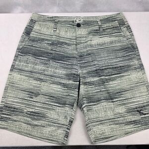 Lost Seaworthy Texture Look Zip Fly & Back Pocket Board Shorts Anfib Sport A35